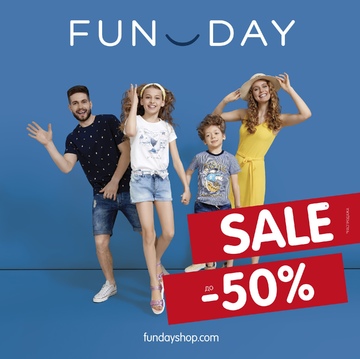 Скидки до 50% в FUNDAY!